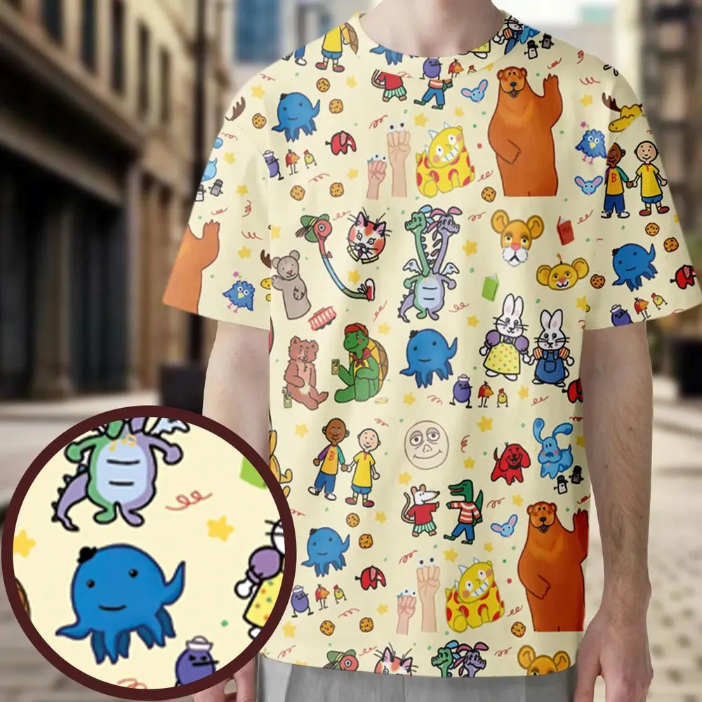 Nostalgia Train All-Over Print Unisex T-Shirt - 3