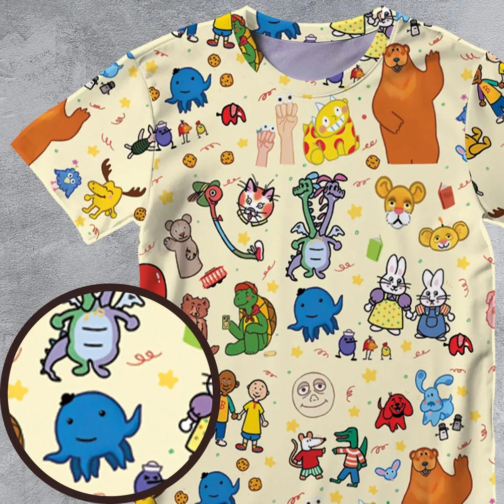 Nostalgia Train All-Over Print Unisex T-Shirt - 4