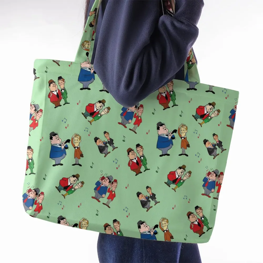 Another Fine Mess Laurel And Hardy Large Tote Bag - 2