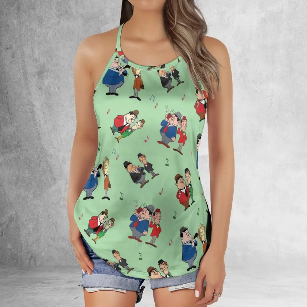Another Fine Mess Laurel And Hardy Criss Cross Tank Top - 2