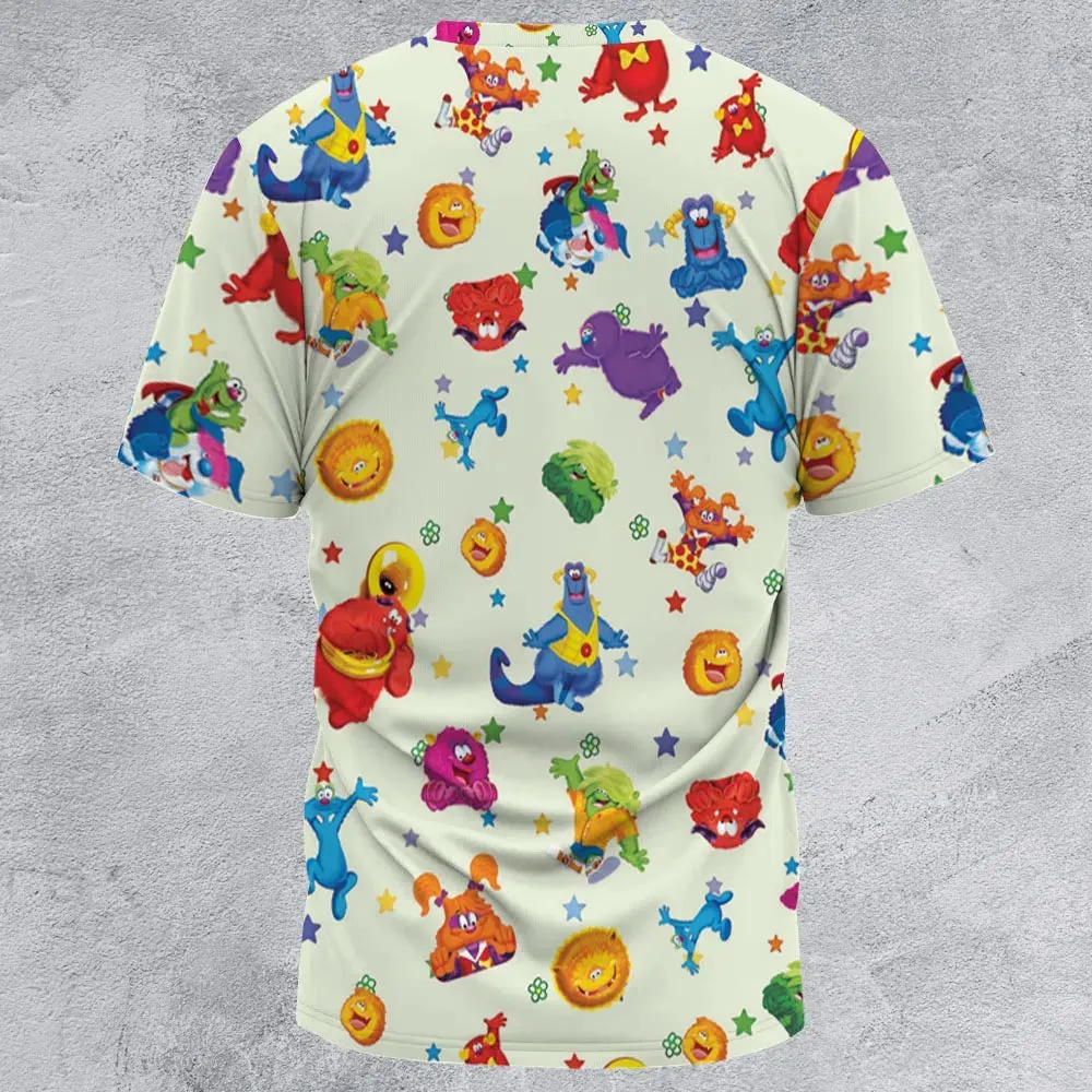 Furry Friends All-Over Print Unisex T-Shirt - 2