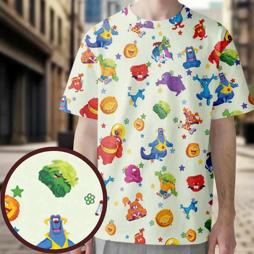 Furry Friends All-Over Print Unisex T-Shirt - 3