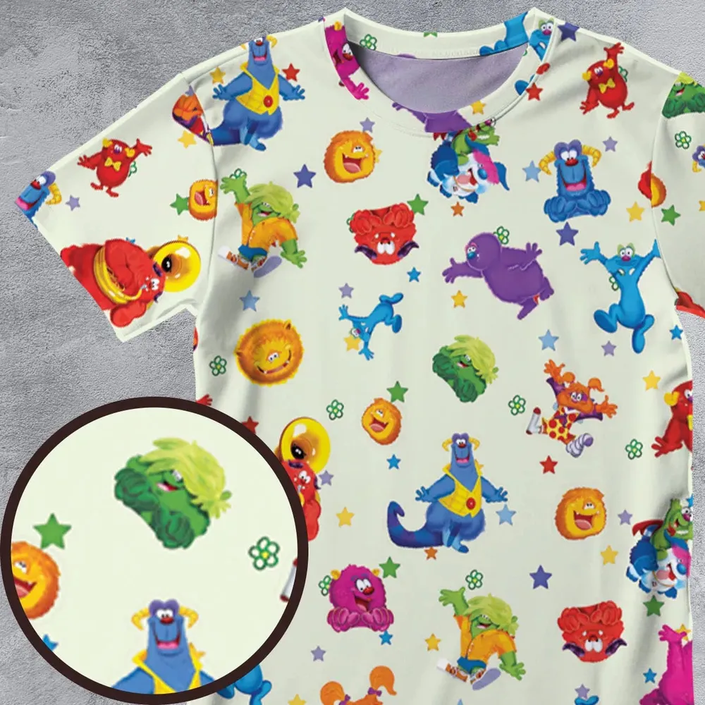 Furry Friends All-Over Print Unisex T-Shirt - 4