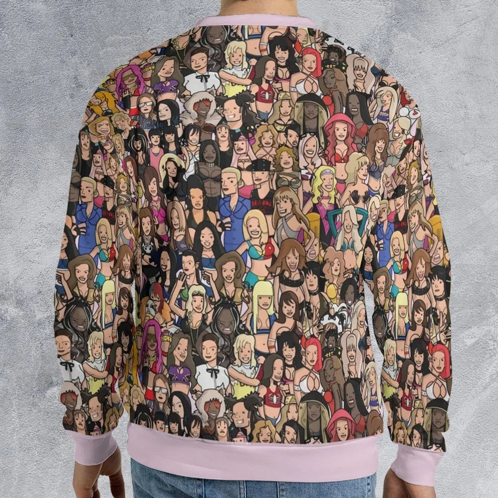 All-over Print Sweatshirt - 1D94TZKG -  - 2