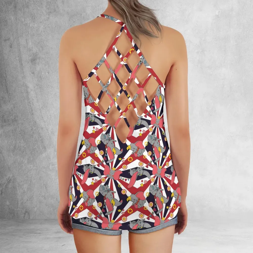 Dumbo's Circus Criss Cross Tank Top - 3
