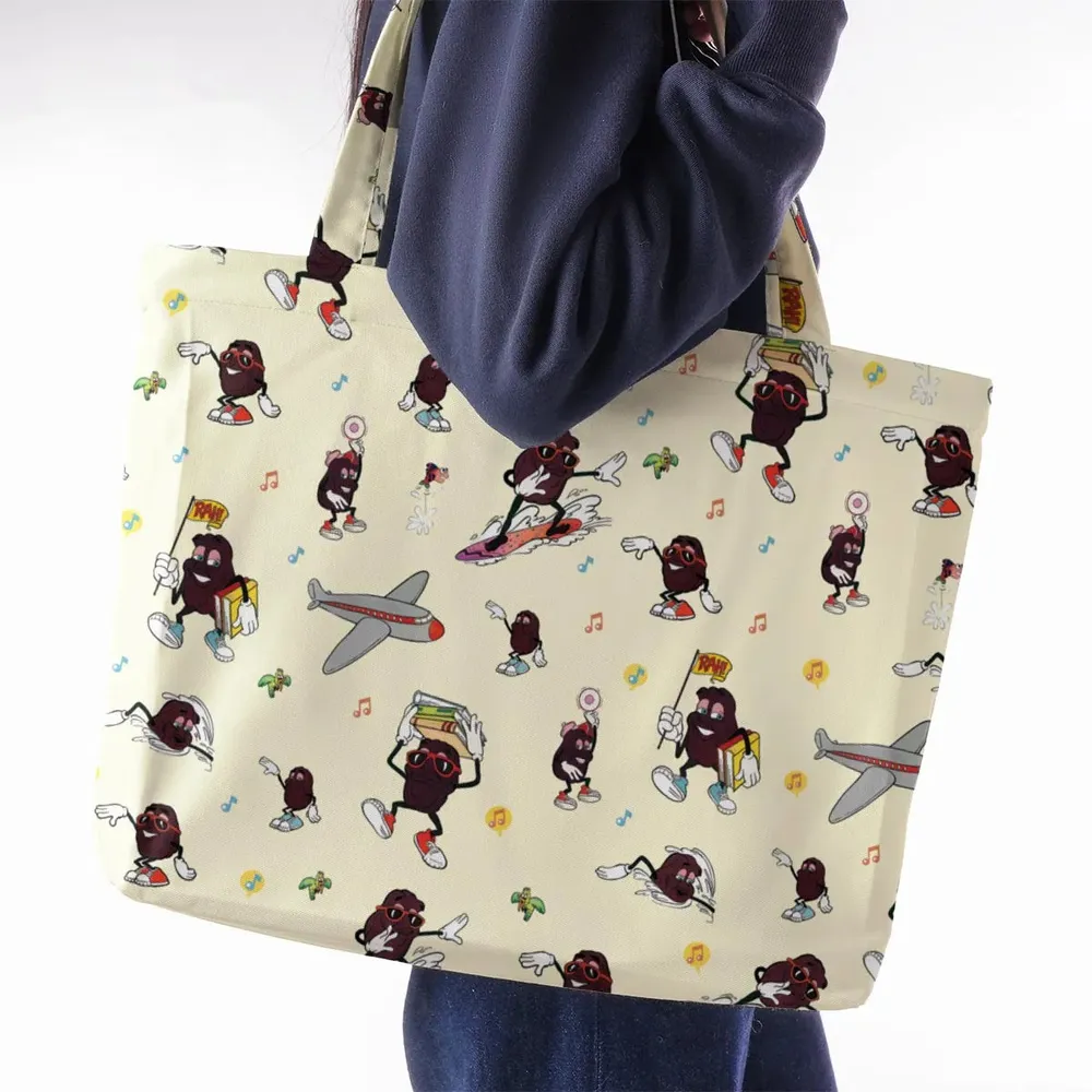 Hardee's california Raisins Mascots Large Tote Bag - 2