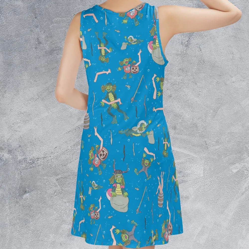 Sleeveless Dress - E2K3LTNE -  - 2
