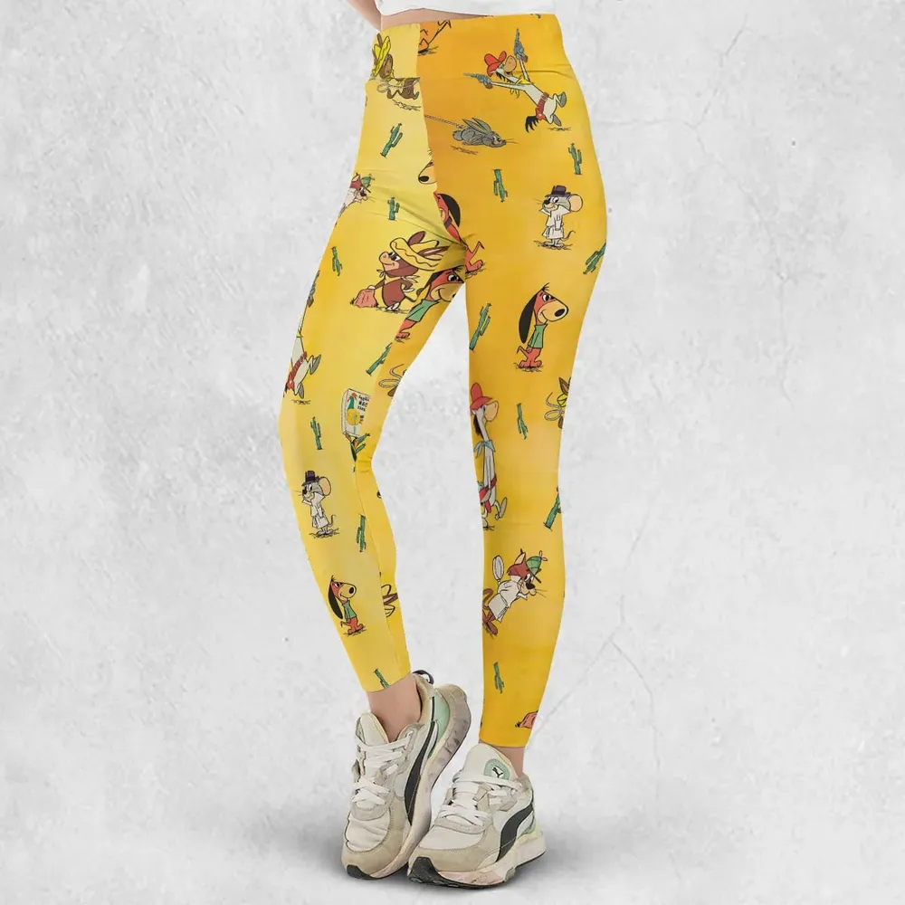 The Quick Draw McGraw Show Characters Legging - 2
