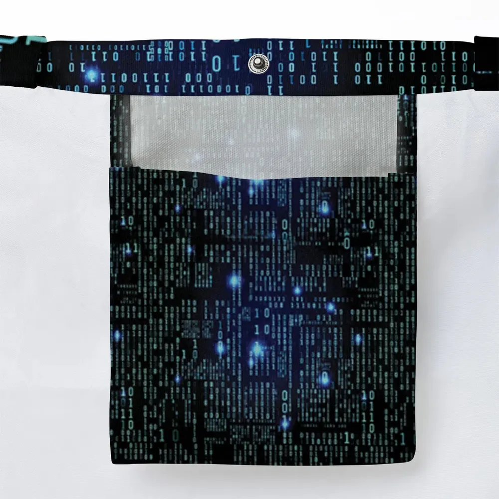 Binary Vibes Large Tote Bag - 3
