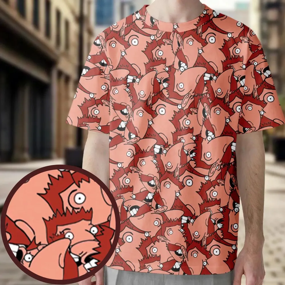Smashing Threads Nigel Thornberry All-Over Print Unisex T-Shirt - 3