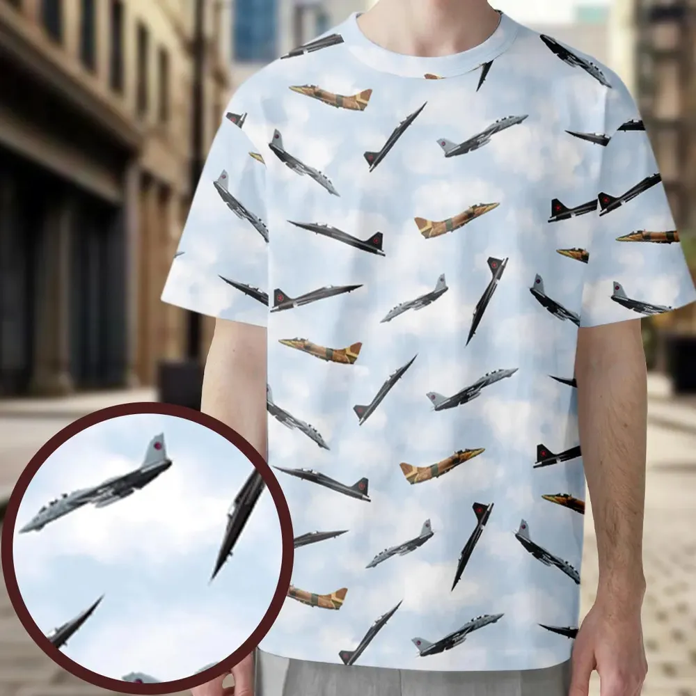 Top Gun Aircraft All-Over Print Unisex T-Shirt - 3