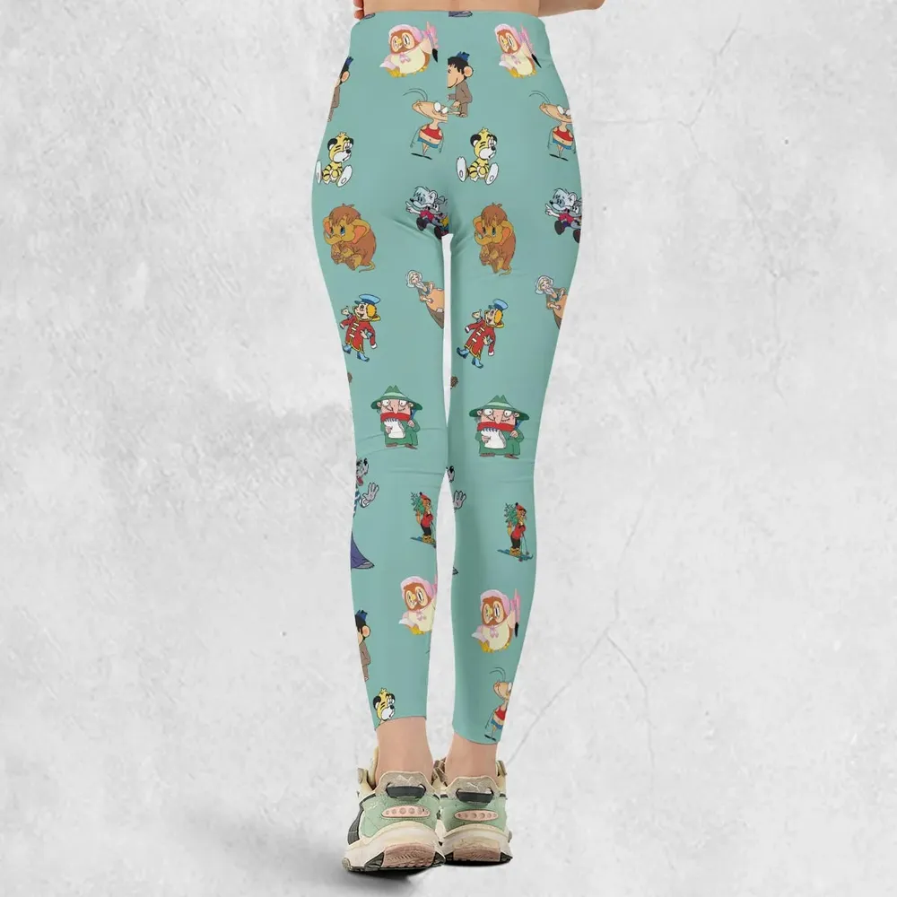 Russian Cartoon Characters Legging - 3