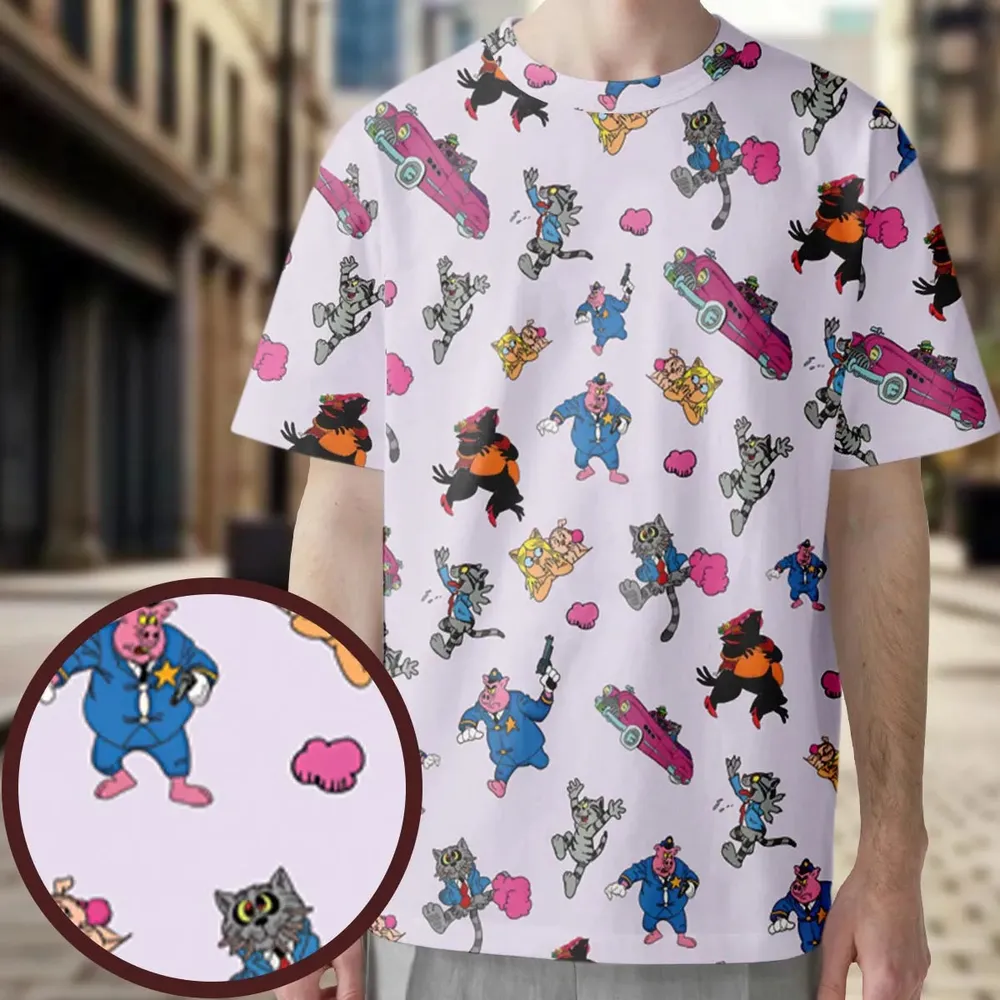 Fritz The Cat Characters All-Over Print Unisex T-Shirt - 3