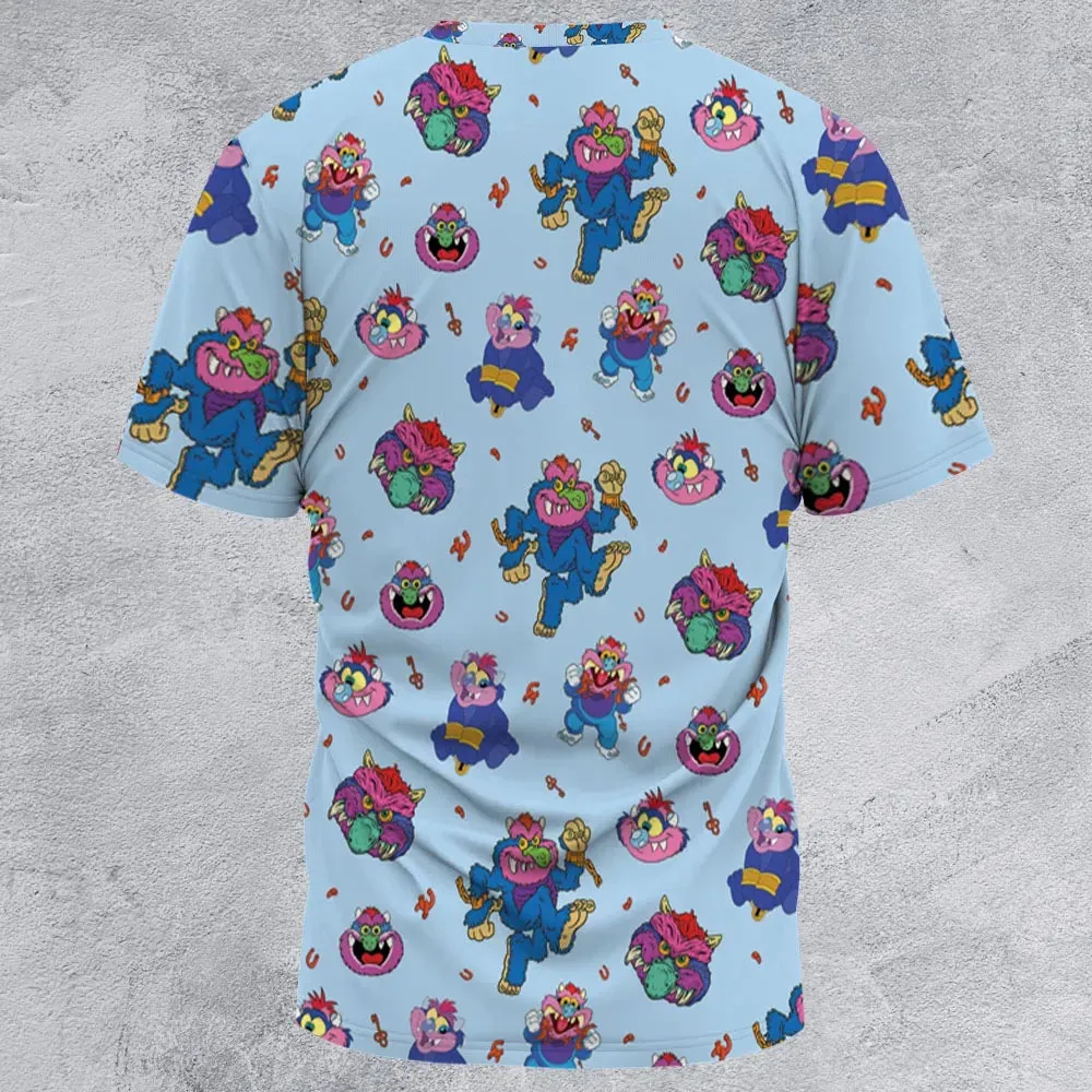Blue Monster My Pet Monster All-Over Print Unisex T-Shirt - 2