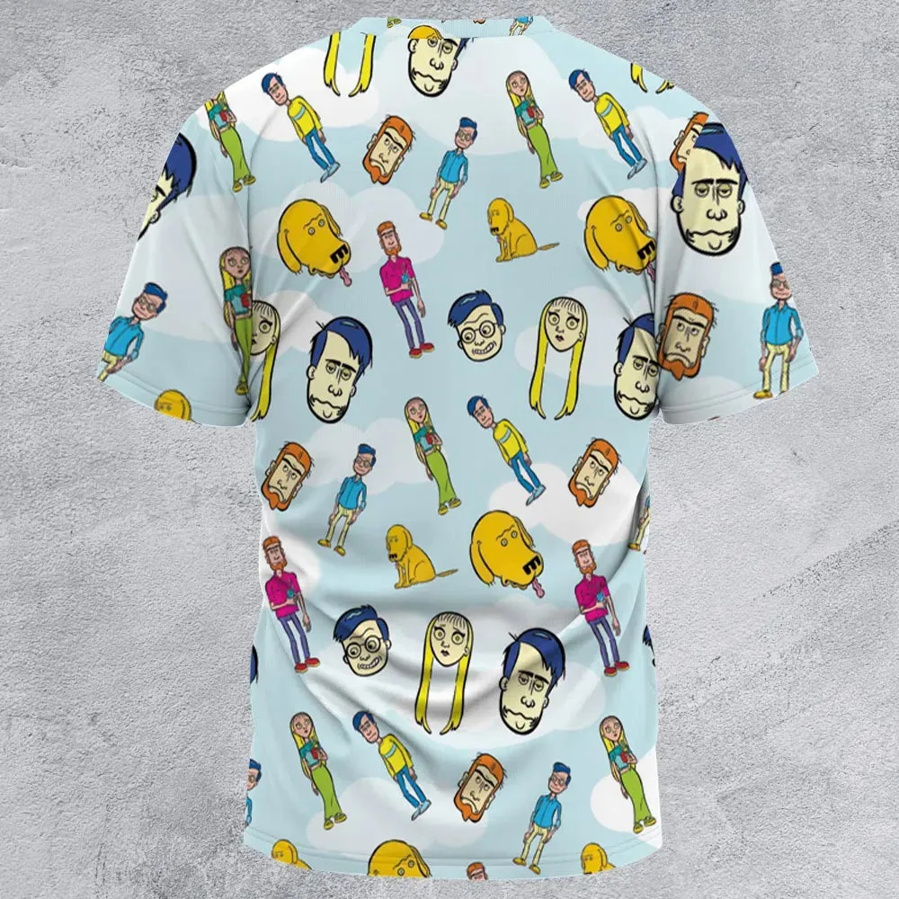 Mission Hill Characters All-Over Print Unisex T-Shirt - 2