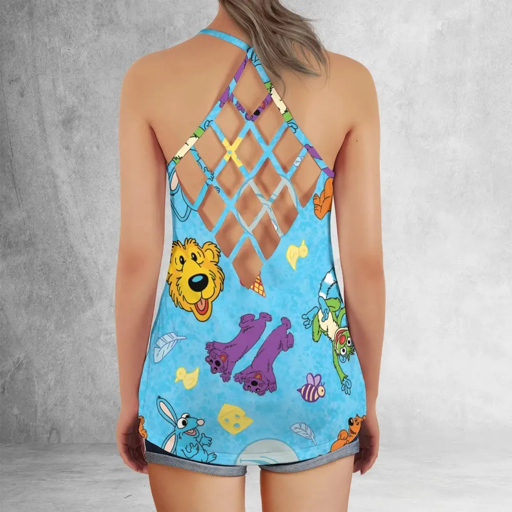 Bear in the Big Blue House Criss Cross Tank Top - 3