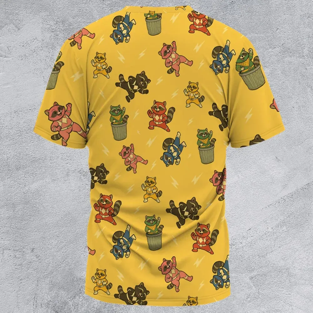 Morphin Time Trash Panda All-Over Print Unisex T-Shirt - 2