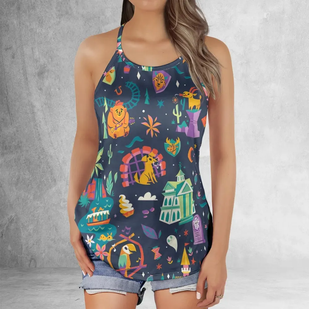 Magic Kingdom Theme Criss Cross Tank Top - 2