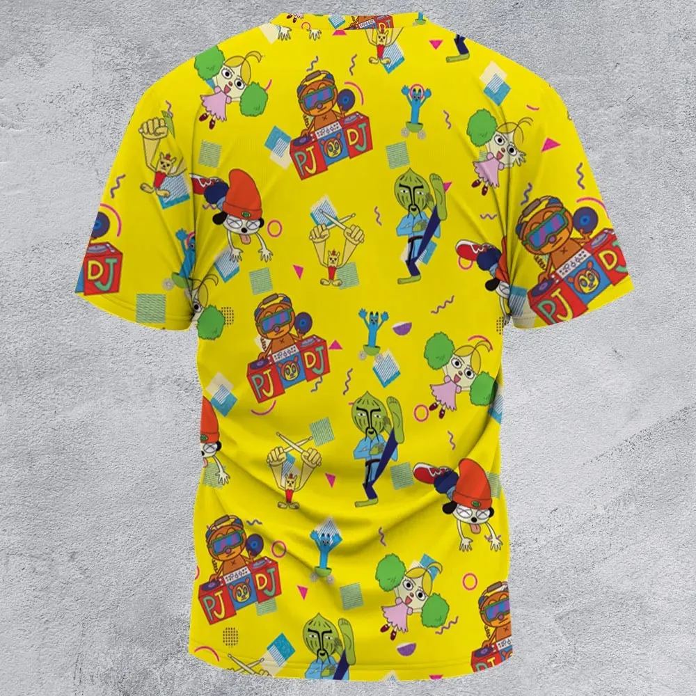Parappa and Friends All-Over Print Unisex T-Shirt - 2