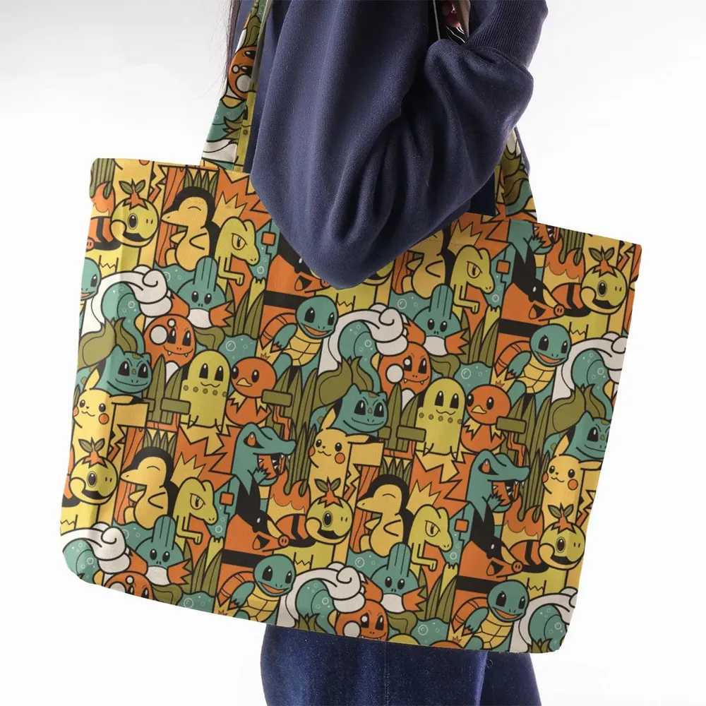 Power Starter Colors Pokemon Large Tote Bag - 2