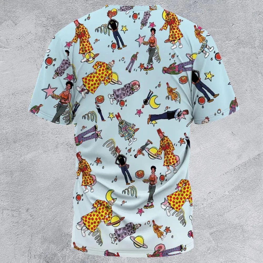 Zippy The Pinhead Characters All-Over Print Unisex T-Shirt - 2