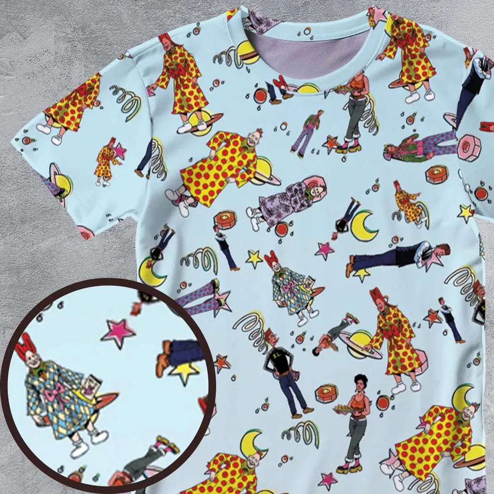 Zippy The Pinhead Characters All-Over Print Unisex T-Shirt - 4