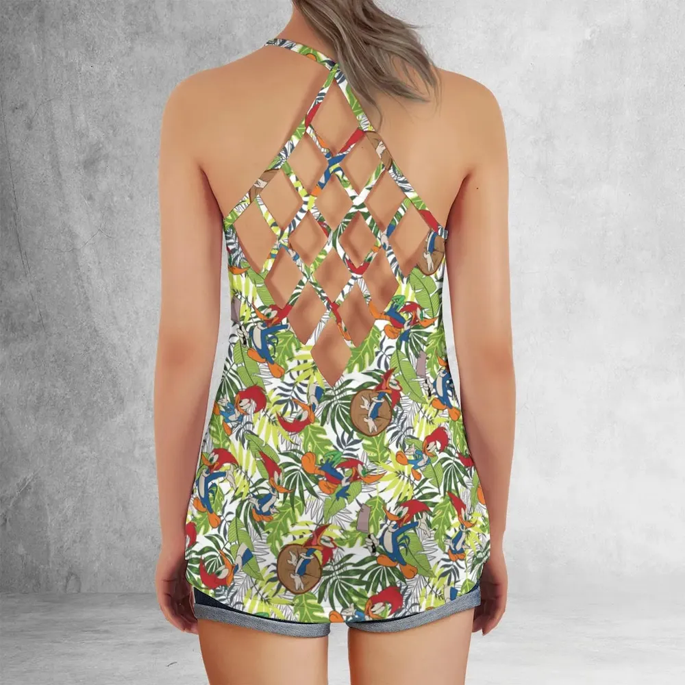 The New Woody Woodpecker Show Criss Cross Tank Top - 3