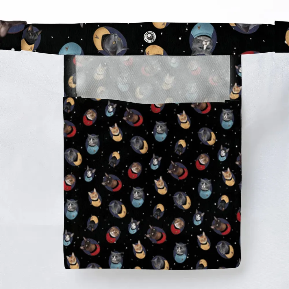 Live Long and Paws-purr Star Trek Large Tote Bag - 3