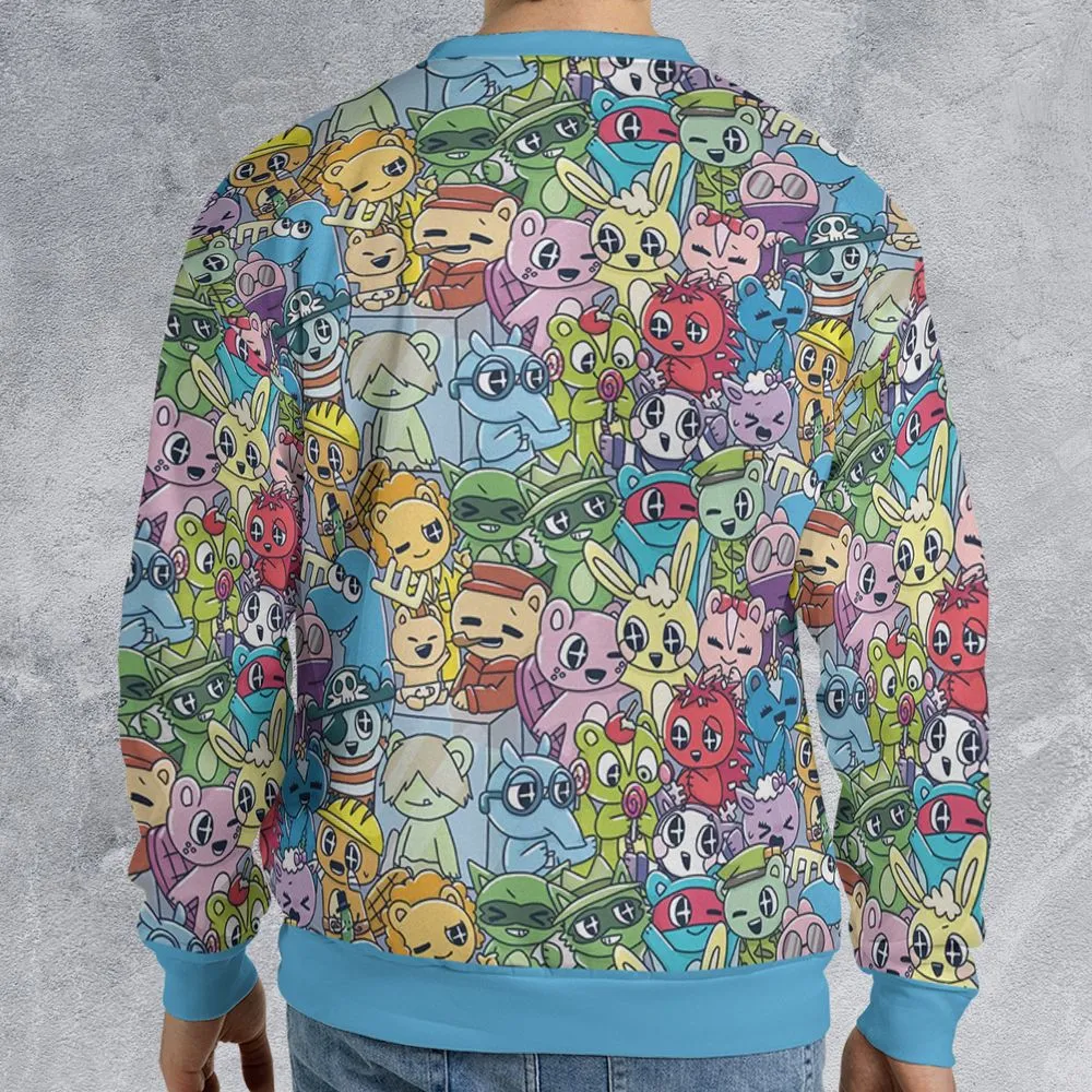 All-over Print Sweatshirt - W3J85TRN -  - 2