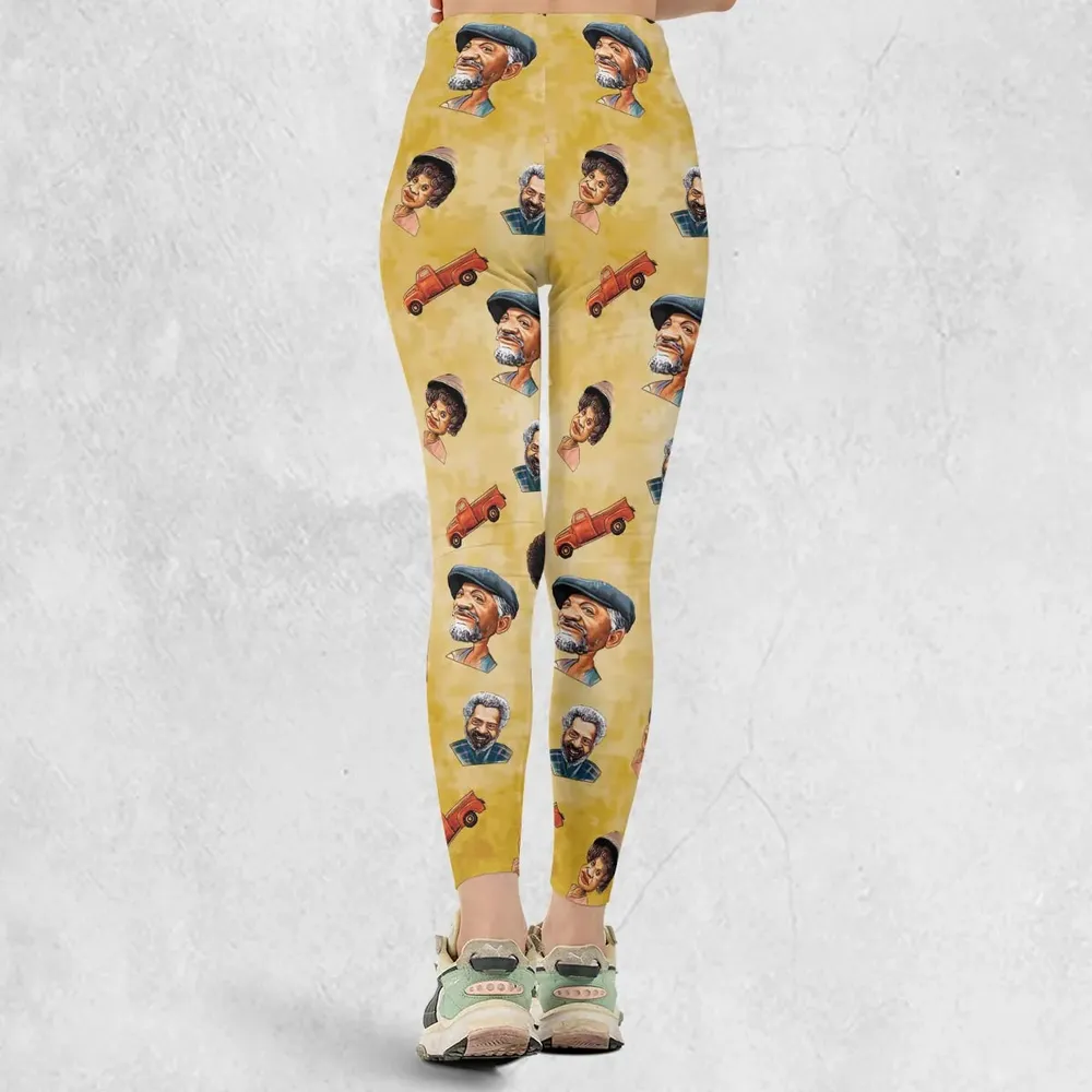 Sanford and Son Characters Legging - 3