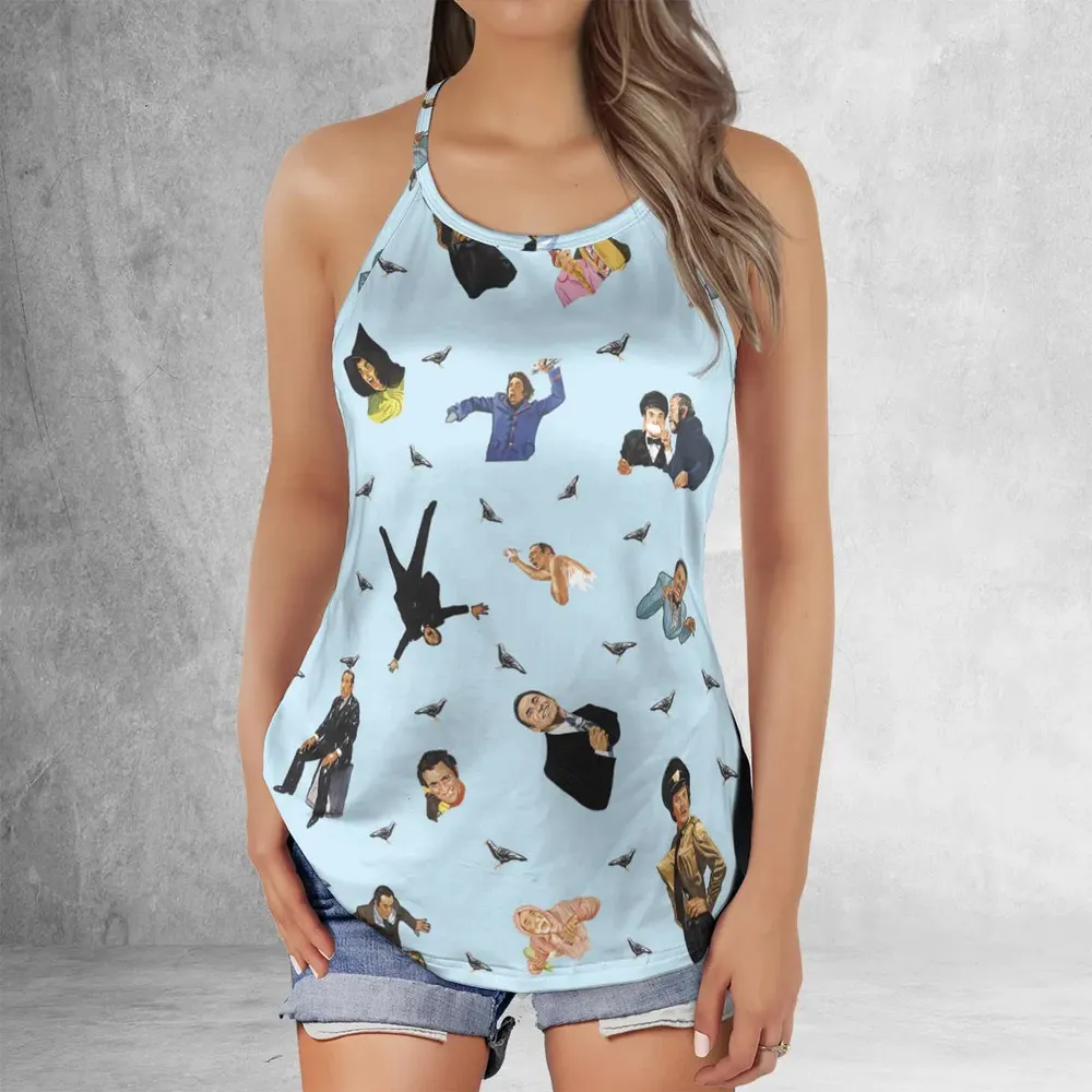 High Anxiety Characters Criss Cross Tank Top - 2