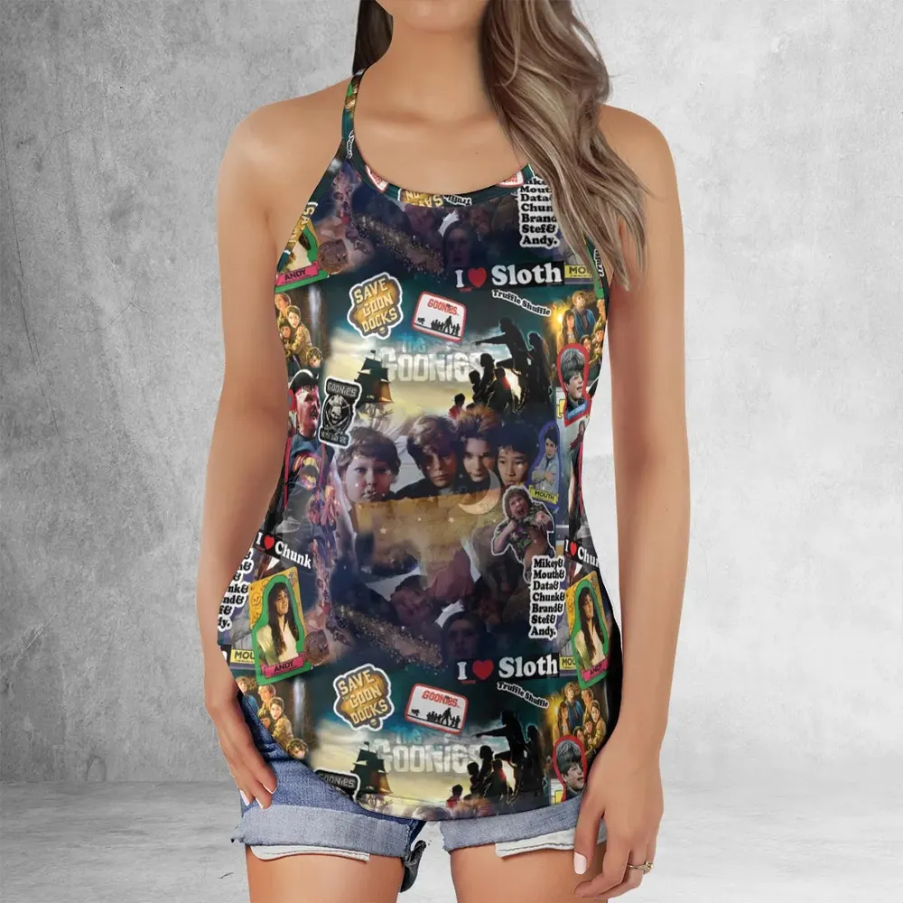 Goonies Rule The Goonies Criss Cross Tank Top - 2