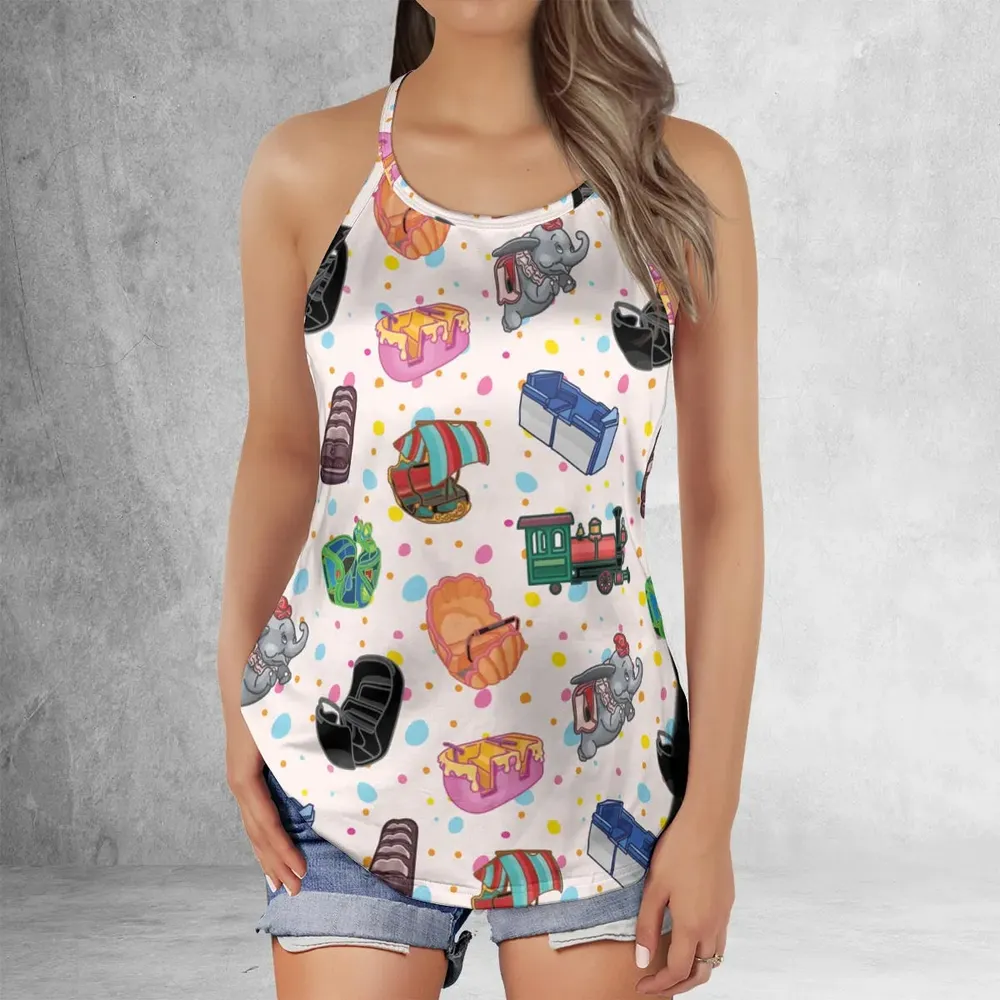 Sit In These Criss Cross Tank Top - 2