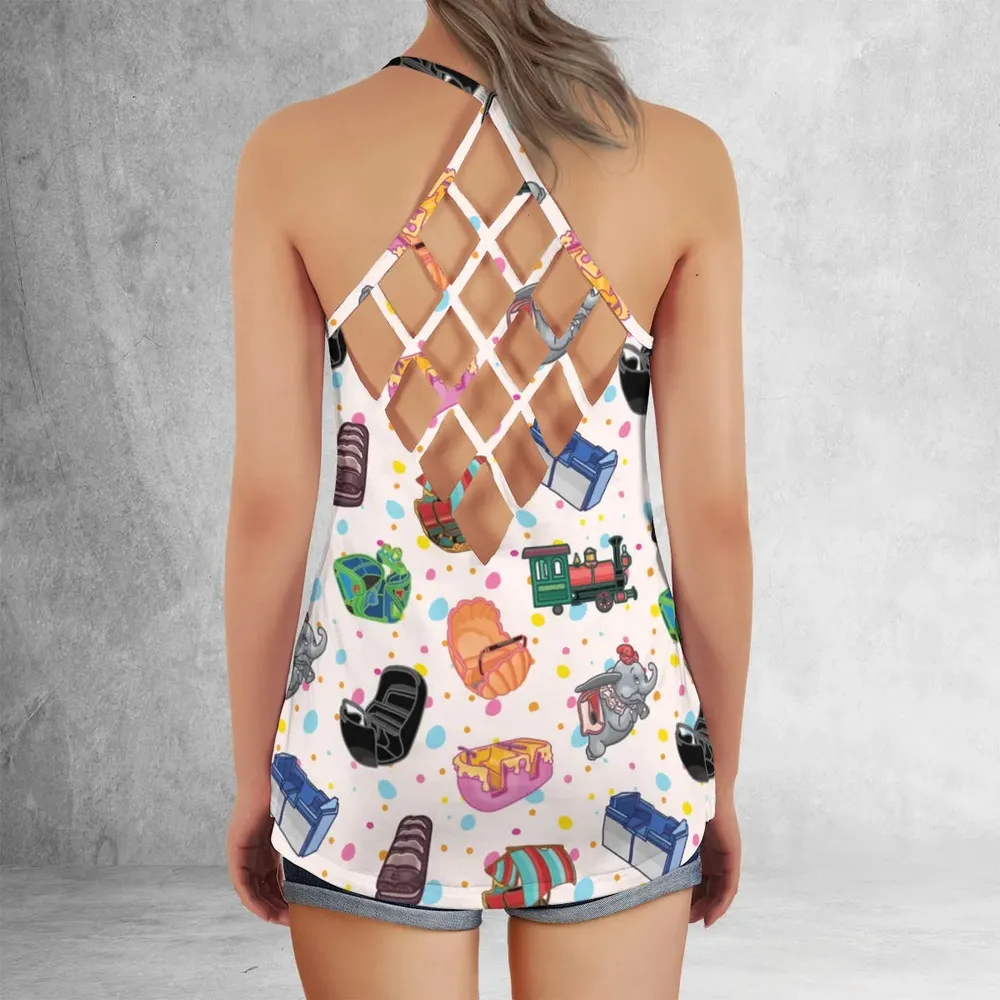 Sit In These Criss Cross Tank Top - 3