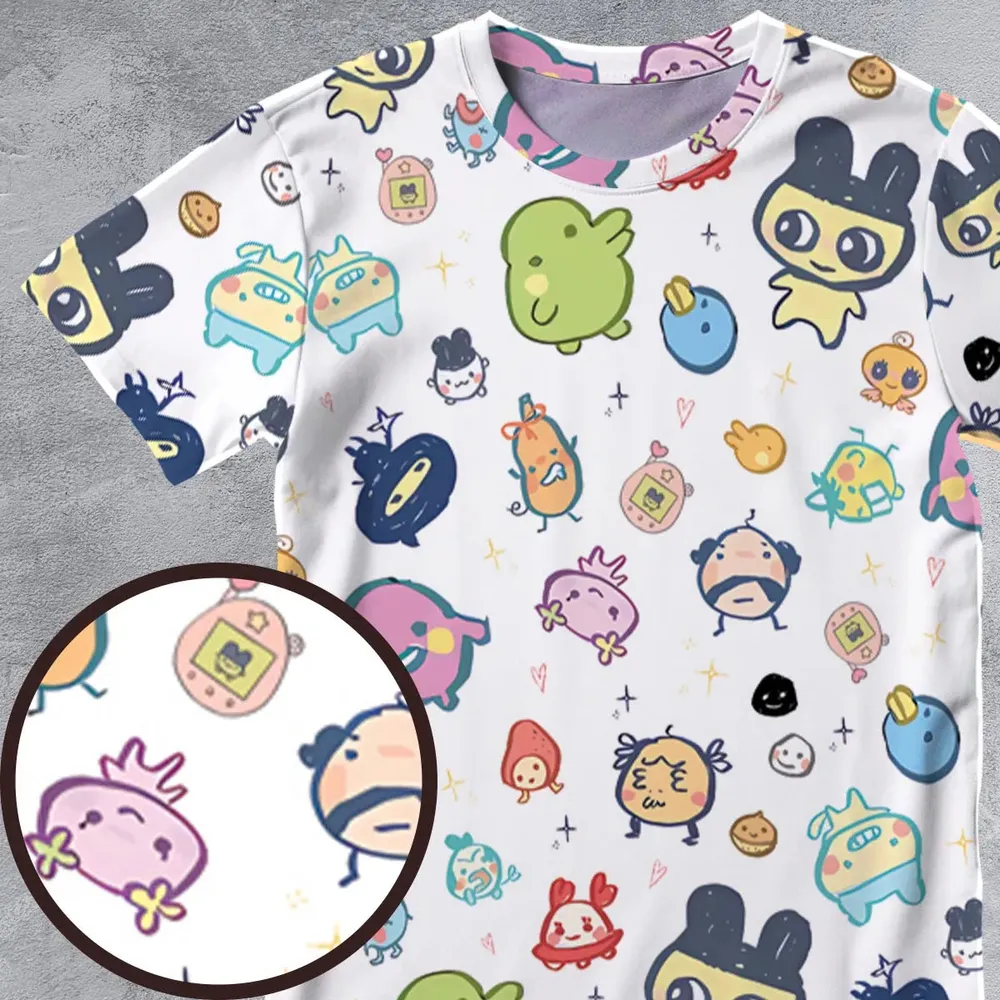 Digital Pets Tamagotchi All-Over Print Unisex T-Shirt - 4
