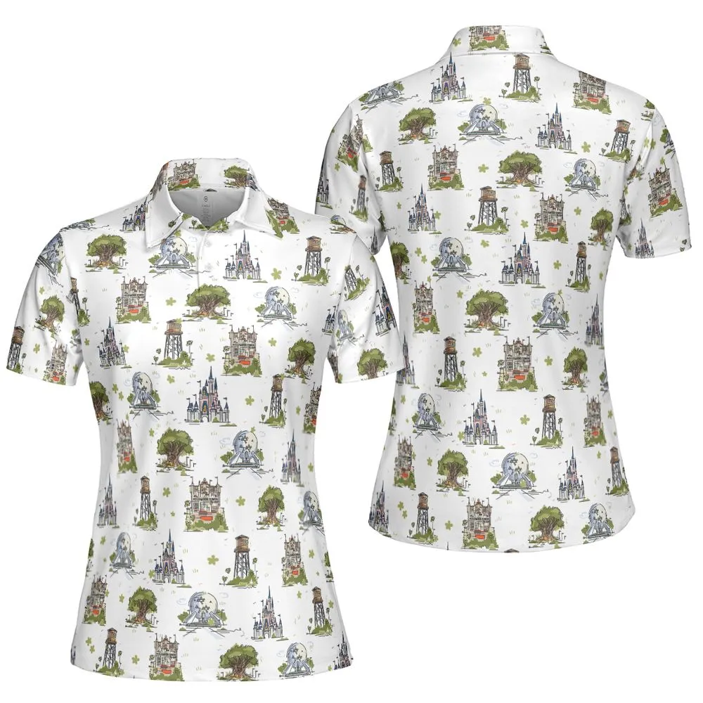 AOP Men/Women Polo Shirt - 85XJGZD9 -  - 5