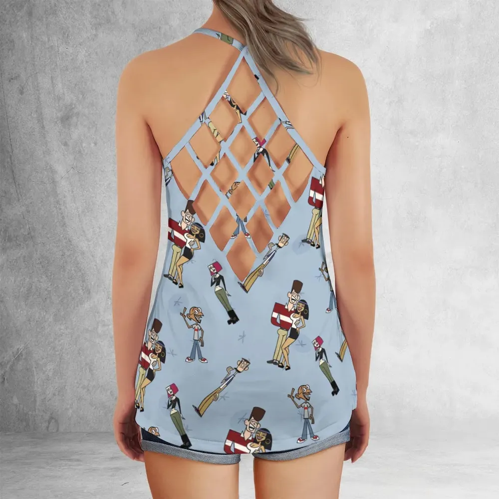 Say What Now Clone High Criss Cross Tank Top - 3