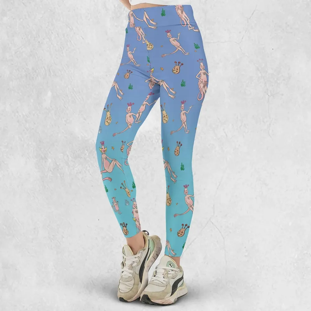 Who You Callin' One-eyed Shrimp Sea-Monkeys Legging - 2