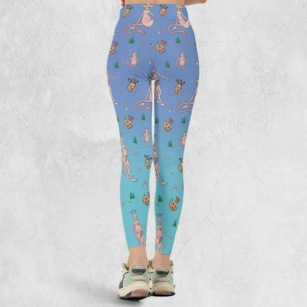 Who You Callin' One-eyed Shrimp Sea-Monkeys Legging - 3