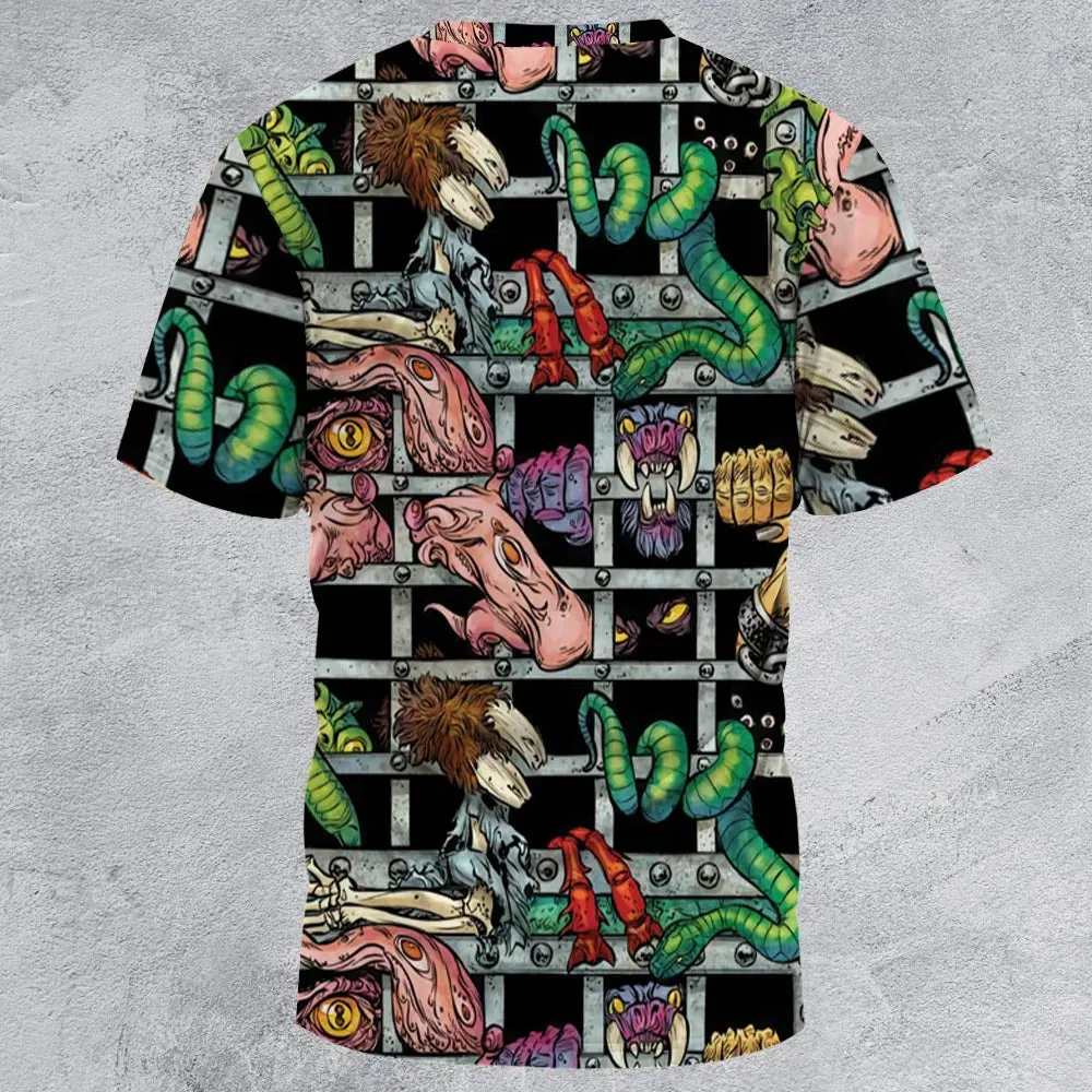Castle Grayskull Dungeon He-man And The Masters Of The Universe All-Over Print Unisex T-Shirt - 2