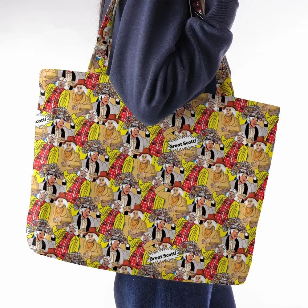 Great Scott Back to the Future Large Tote Bag - 2