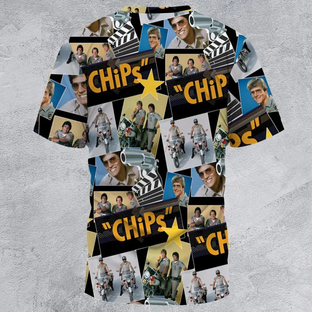 70s Flashback Chips All-Over Print Unisex T-Shirt - 2