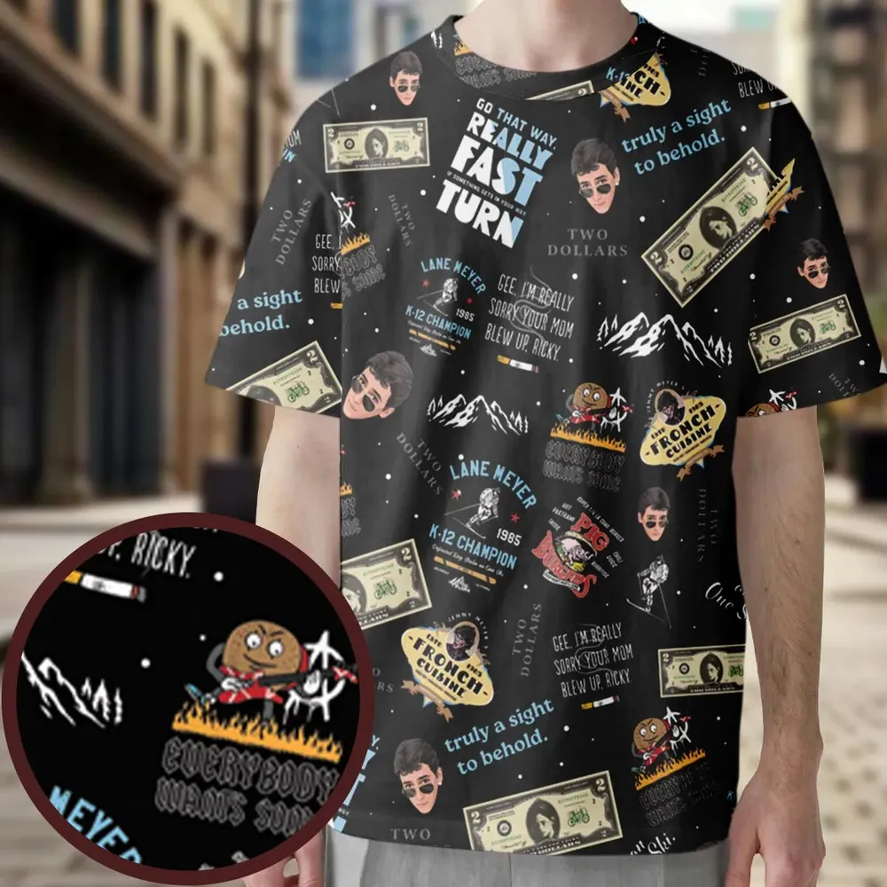 Better Off Dead All-Over Print Unisex T-Shirt - 3