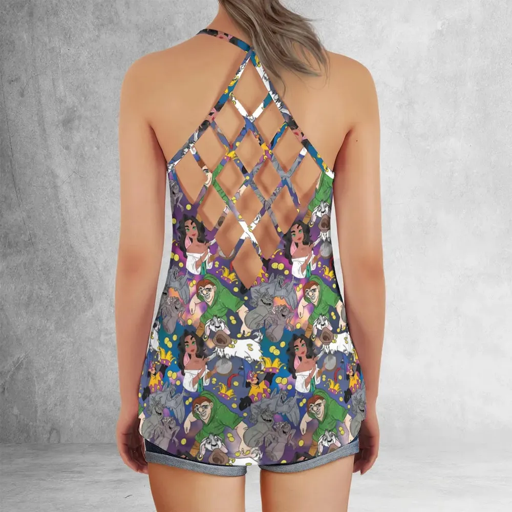 The Hunchback of Notre-Dame Criss Cross Tank Top - 3