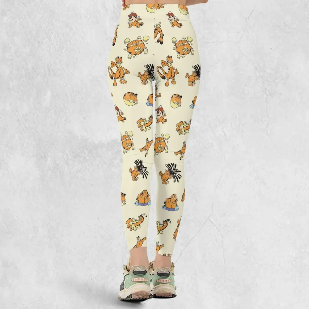 Lazy Legend Garfield Pokemon Mashup Legging - 3