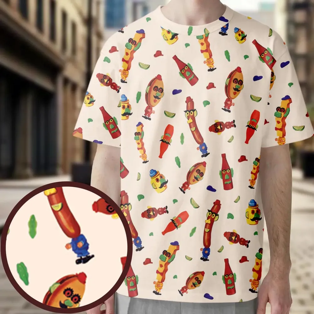Meet the Mr. Potato Head Toy Family All-Over Print Unisex T-Shirt - 3