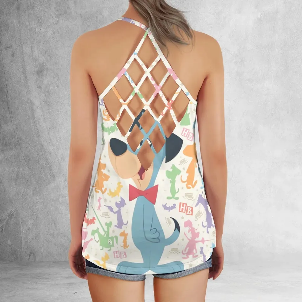 The Huckleberry Hound Show Criss Cross Tank Top - 3