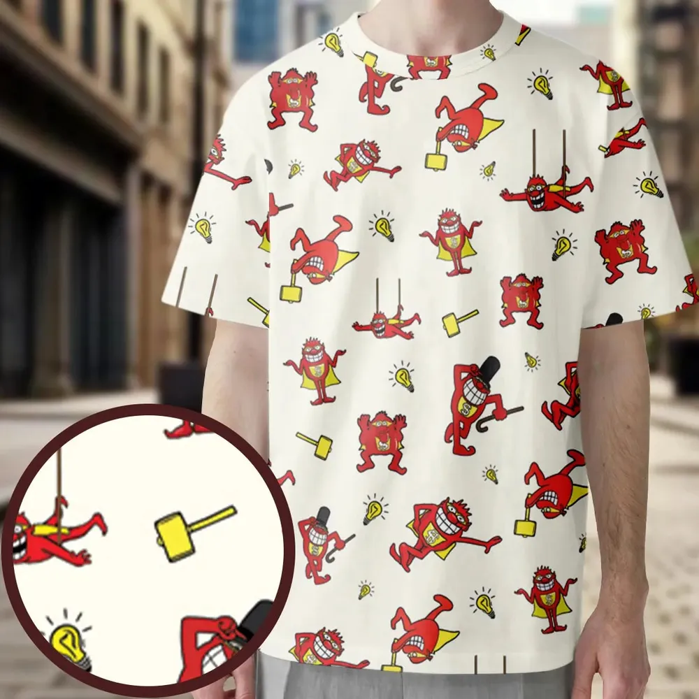 Whammies Press Your Luck All-Over Print Unisex T-Shirt - 3