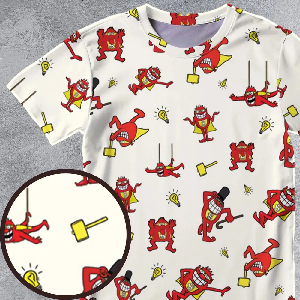 Whammies Press Your Luck All-Over Print Unisex T-Shirt - 4