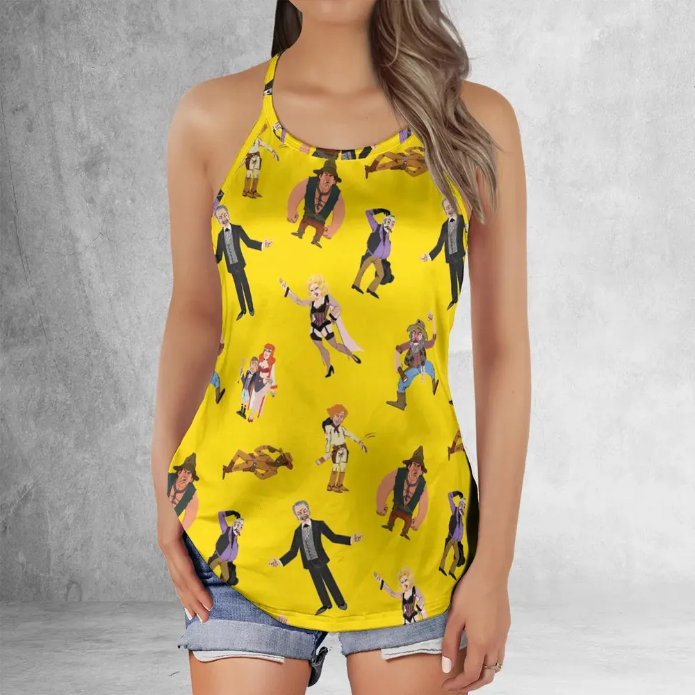 Blazing Saddles Characters Criss Cross Tank Top - 2